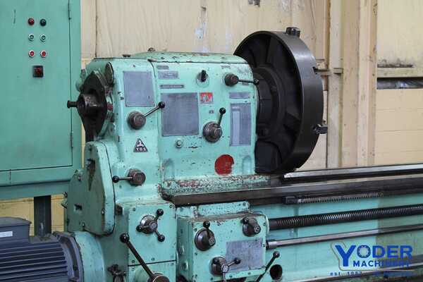 36" x 255" Tos #SU-90A, 2-1/2" hole, 30" chuck, steady, rapid trav, taper, 20 HP, #62590 - Image 9
