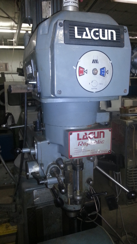 Lagun #FTV-2S, 10" x50" tbl, Servo II, digital read out, 16" x18" x16", 5" quill, 3 HP, 4250 RPM, #82383 - Image 2