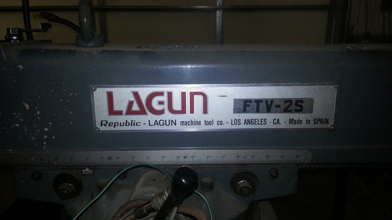 Lagun #FTV-2S, 10" x50" tbl, Servo II, digital read out, 16" x18" x16", 5" quill, 3 HP, 4250 RPM, #82383 - Image 5