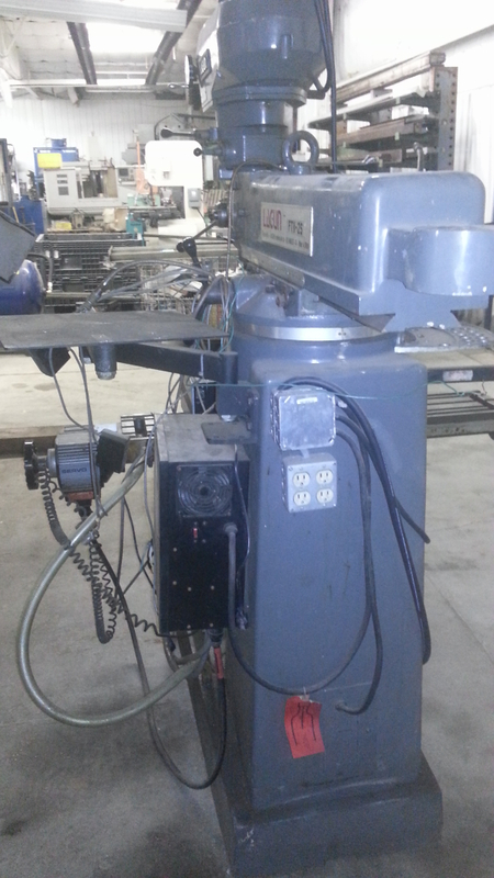 Lagun #FTV-2S, 10" x50" tbl, Servo II, digital read out, 16" x18" x16", 5" quill, 3 HP, 4250 RPM, #82383 - Image 7