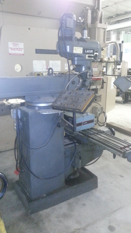 Lagun #FTV-2S, 10" x50" tbl, Servo II, digital read out, 16" x18" x16", 5" quill, 3 HP, 4250 RPM, #82383 - Image 8