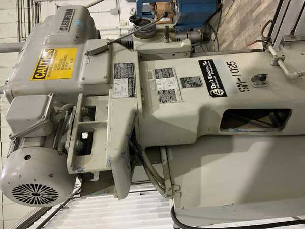 25" Cleereman, single spindle drill press, 36" x 29" table, spindle forward/reverse, box column, coolant, 5 HP - Image 9