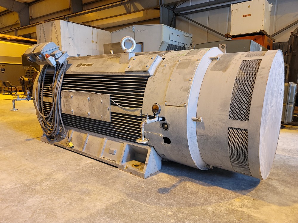 1500 HP 1785 RPM Teco Westinghouse, Frame 560CB, TEFC, SB, new surplus, 4160 Volts - Image 3