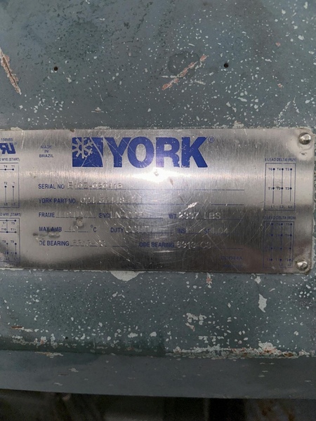 600 HP 3600 RPM Ram, Frame 449TDZ, Drip-Proof Ball Bearing, used, 460 Volts - Image 2
