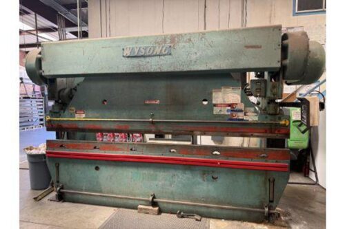90 Ton, Wysong #90-10, CNC press brake, 10' overall, Hurco AutoBend Control, S/N PB56122 - Image 4