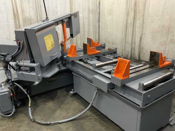 16" x 22" Hem #Cyclone-Auto-4, horizontal band saw, 60° mitering, part counter, 7.5 HP, 2006 - Image 2