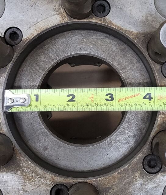 10" Bison #0643-10/6, 4-jaw chuck, D1-6 mount - Image 10