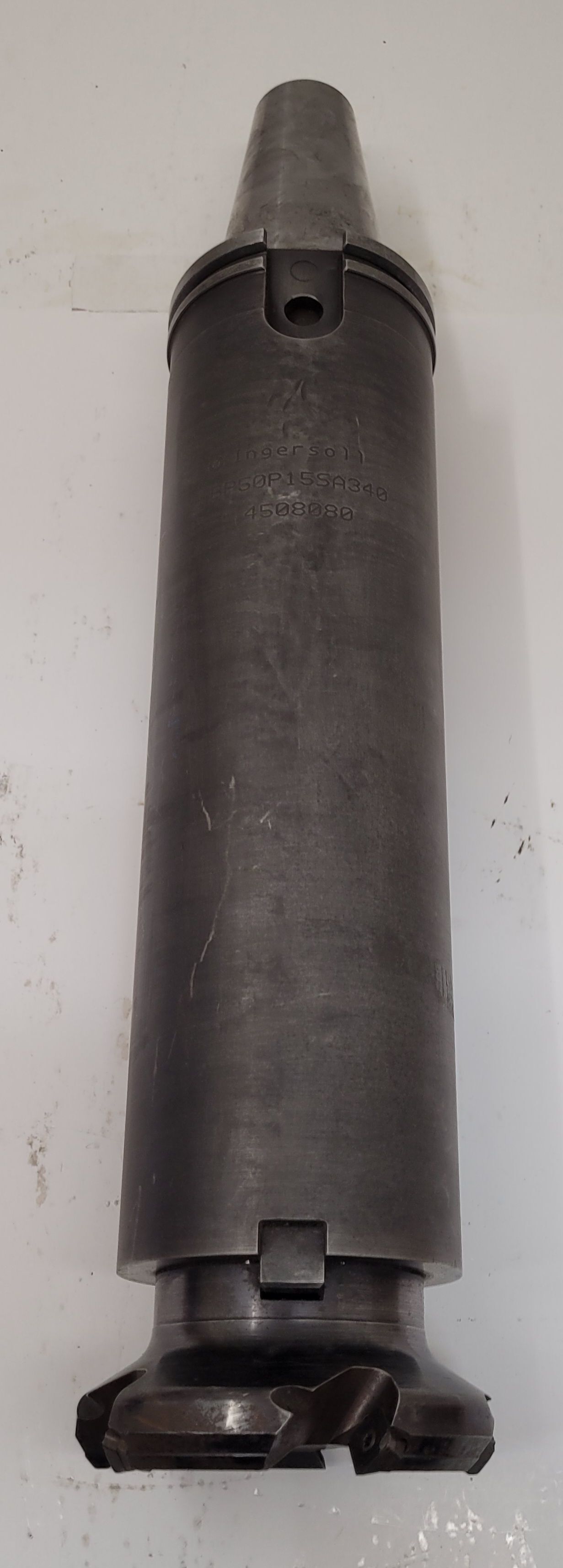 Ingersoll, CAT50 BP50P15SA340 shell mill holder w/ Sandvik Face Mill - Image 6