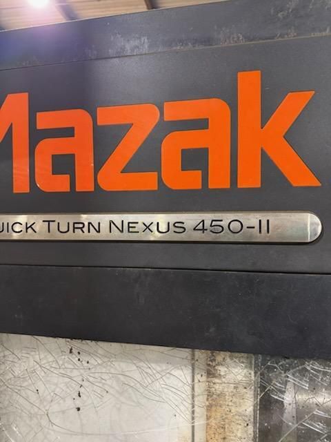 Mazak #Quick-Turn-Nexus-450-II, 2-Axis CNC Lathe, 33.2" swing, 80" machining length, 7.2" bar, 50 HP, 2000 - Image 1