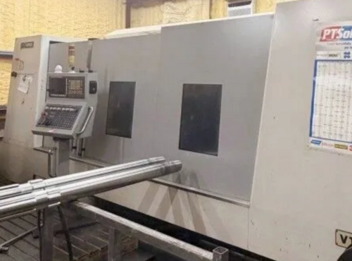 Mighty Viper #VT-50B/3000, CNC Lathe, 39.3" swing, 120" between centers, 33.85" max. cutting diameter, 116.2" - Image 2