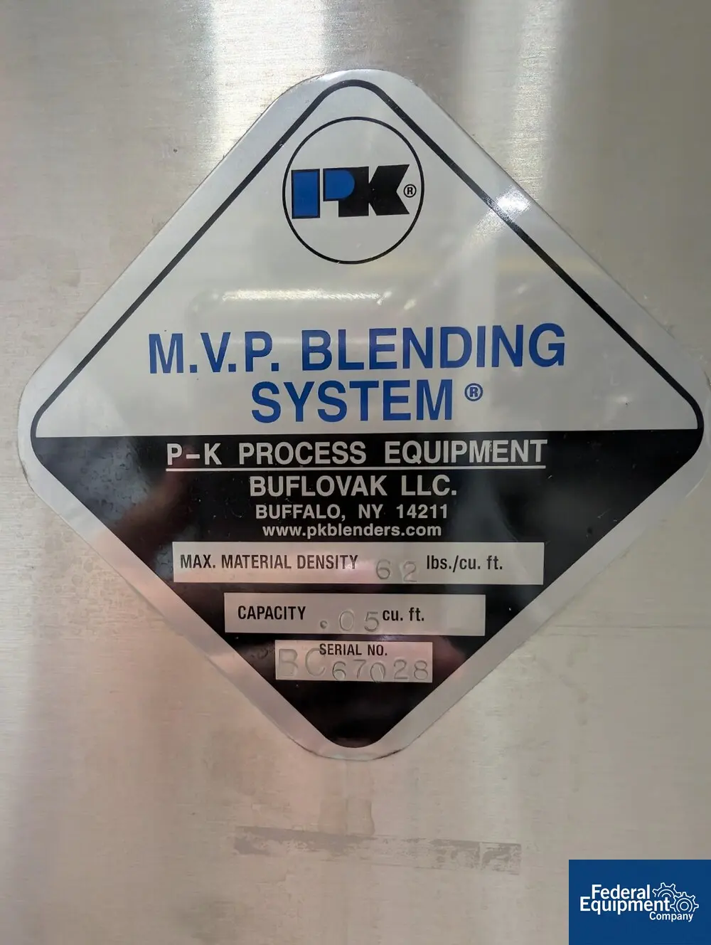 62 cu.ft. Patterson Kelly #MVP, Twin Shell Blending, 3 size shells - Image 2