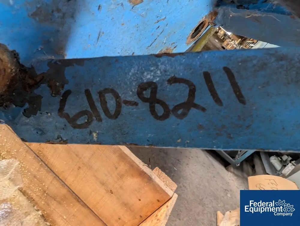 Pfaudler, Glass-Lined Fin Baffle, 113" wet, 122" overall, 12" span, C flange, unused - Image 2