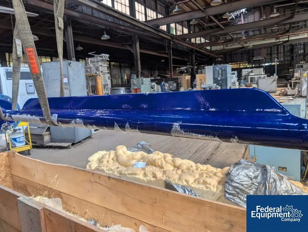Pfaudler, Glass-Lined Fin Baffle, 113" wet, 122" overall, 12" span, C flange, unused - Image 7