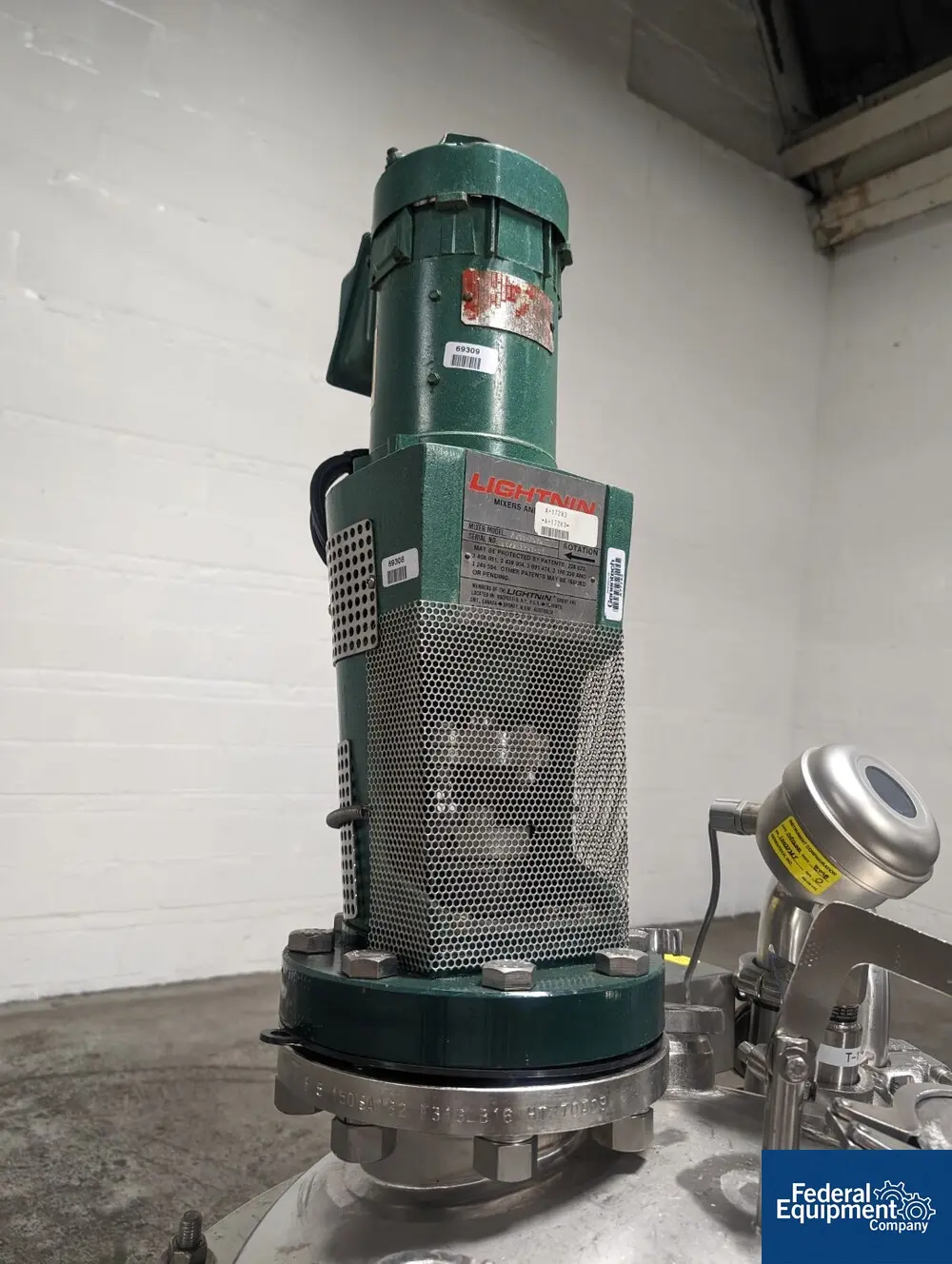 150 Liter Mueller Reactor, 316L Stainless Steel, 24" diameter x 17" straight side, dish top & bottom, 45 psi - Image 8