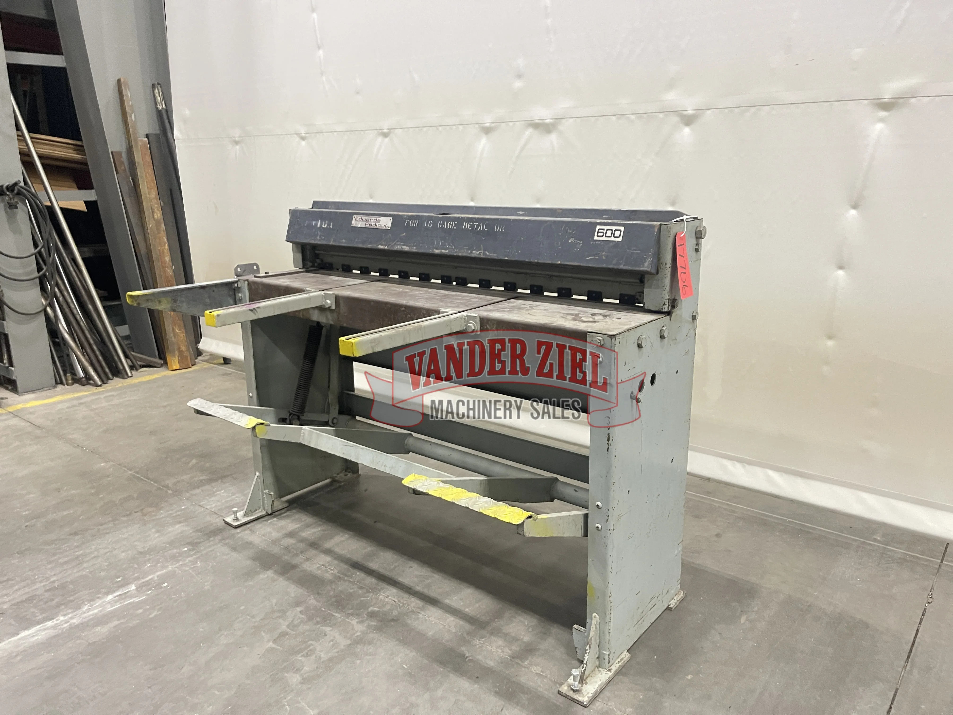16 gauge x 4.2' Edwards #Pedicut-600, shear - Image 2