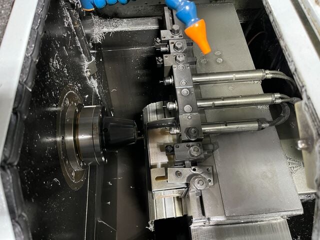CSM #GTC6, CNC Lathe, 11.75" X, 7.5" Z, 1.275" bore, 5 HP, 4500 RPM, Fagor 8050 control, Mist Buster air - Image 3