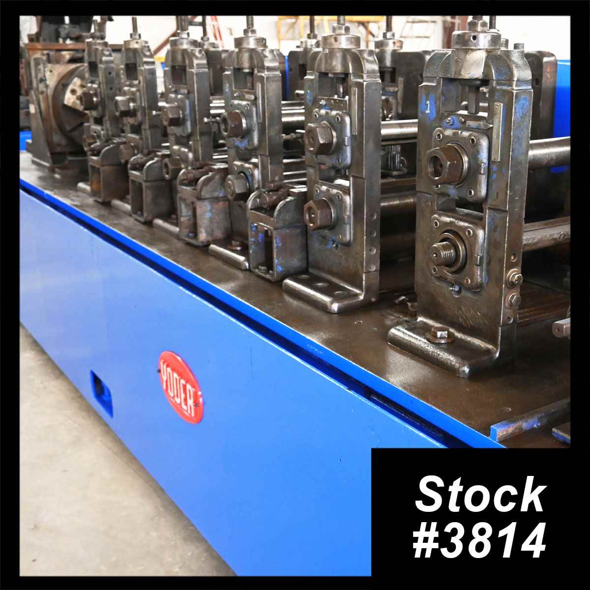 2-1/2" x 0.095" Yoder #M2, High Frequency Tube Mill, 13" roll space, 15" horizontal centers, 5"-6-3/4" - Image 1