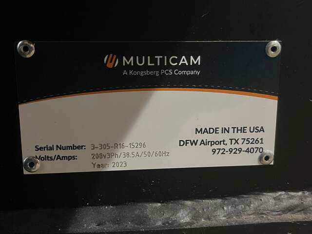 MultiCam #APEX-3R, CNC Router, 2023 - Image 2