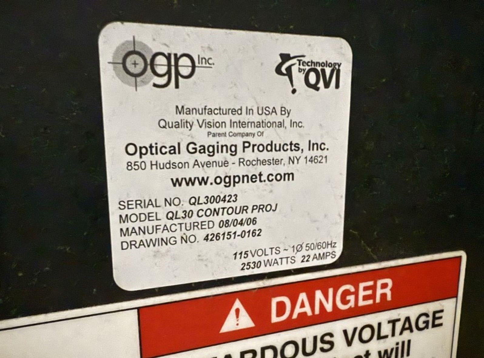 30" OGP #QL30, Optical Comparator & Measuring Machine - Image 6