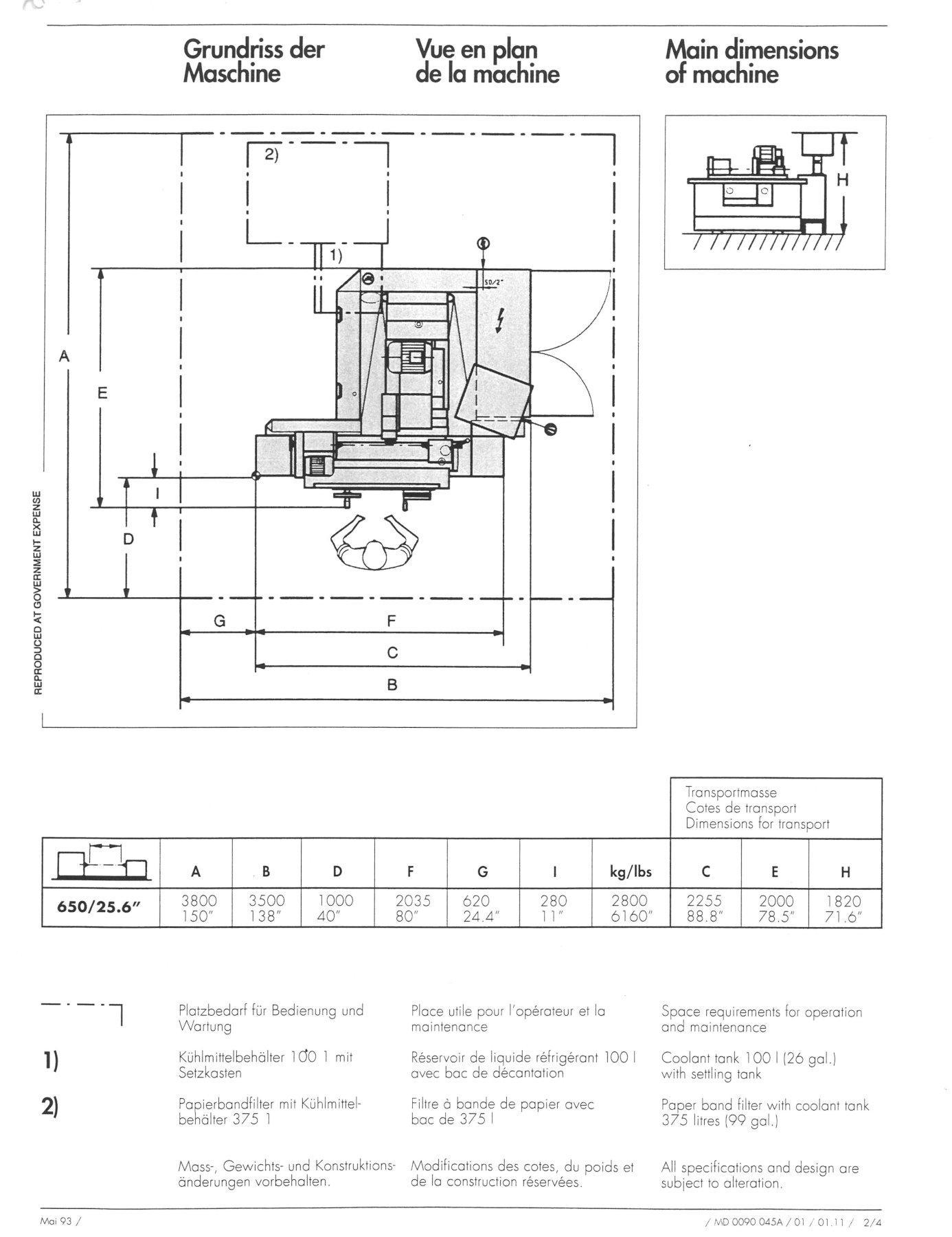 Studer #S30-Favorit, Universal Cylindrical Grinder - Image 8