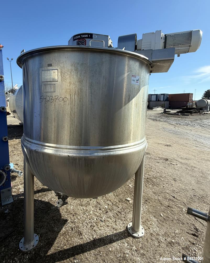 800 gallon Lee #800-D9MS, Double Motion Kettle, Agitated Kettle, 2003 - Image 4