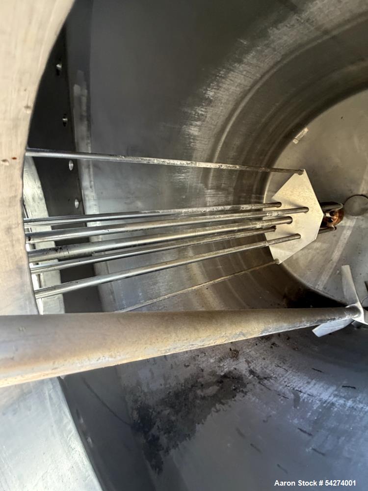 800 gallon, Tank, Single Wall, Dome Top & Bottom, Stainless Steel - Image 7