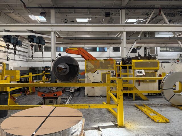 50000 lb. Sesco, coil feed line, 72" x .125", L to R, Trabon lubrication - Image 8