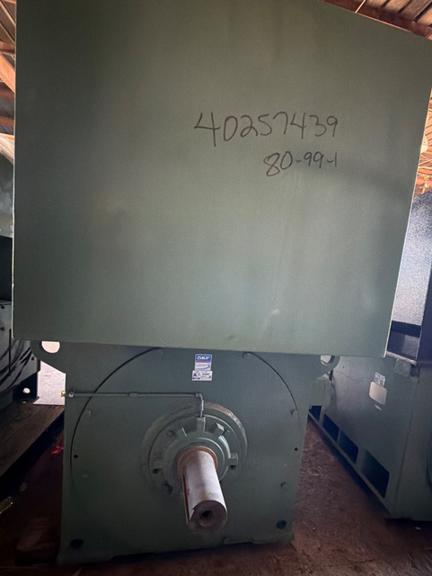 1250 HP 100-3581 RPM ABB, weather protected enclosure type 2, Ball, 1.15 service factor, 6.7-60 Hz, 268-2400 - Image 4