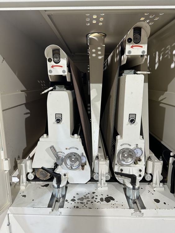 42" Ironwood #S124RK, 2-head belt sander, digital read out, programmable Control, amp meter, hour meter - Image 4