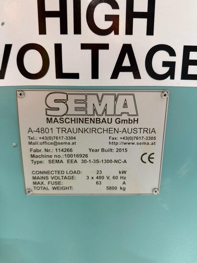 Sema #EEA30-1-3S-1300-NC-A, camshaft deburring machine, 2015 - Image 8