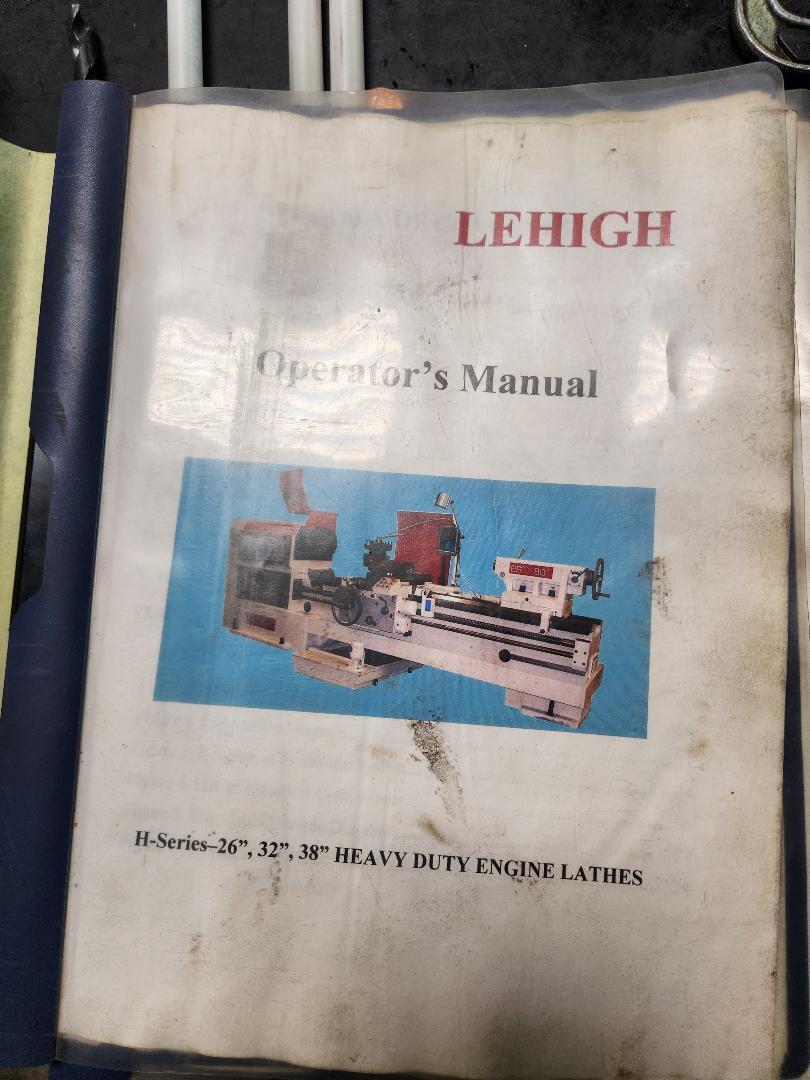 32"/44" x 200" Lehigh #32200B, heavy duty gap type engine lathe with 5" hole thru spindle, 3-jaw 15" chuck - Image 10