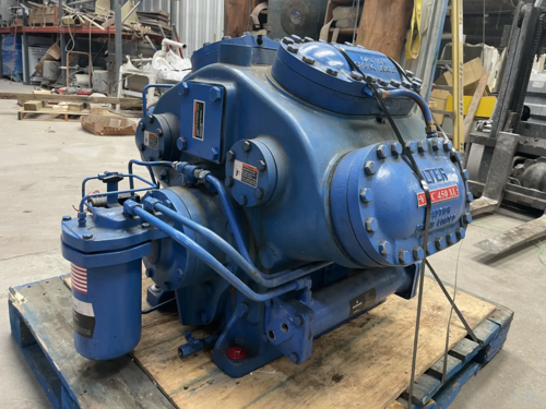 Vilter #458XL, 8-Cylinder Bare Reciprocating Compressor, R-717 refrigerant, 1200 RPM, 398 cfm, 4-1/2" x - Image 1