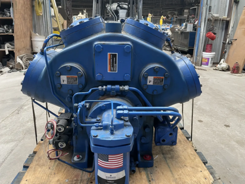 Vilter #458XL, 8-Cylinder Bare Reciprocating Compressor, R-717 refrigerant, 1200 RPM, 398 cfm, 4-1/2" x - Image 3