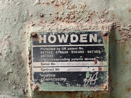 Howden #MK4B/WRV-321/165, Rotary Bare Screw Compressor, R-717 refrigerant, 350 psi, 3600 RPM, 4790 cfm, 2005 - Image 9