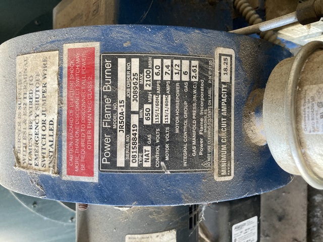 50 HP 150 PSI Columbia #CT-50, Steam Boiler, 2016 - Image 6