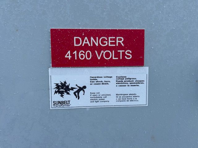 1500 KVA 4160 Primary, 480Y/277 Secondary Sunbelt & MEC #CTM-8, Pad-Mounted Transformers, LOT of 2, oil - Image 5