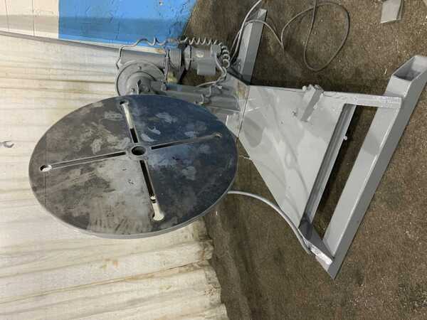 1000 lb. Ransome #SW10A, welding positioner, 36" table diameter, 360&deg; manual tilt table, 1/2 HP, 1977 - Image 7