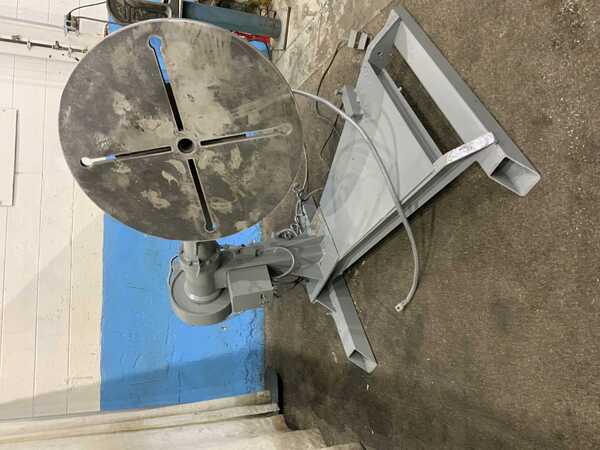 1000 lb. Ransome #SW10A, welding positioner, 36" table diameter, 360&deg; manual tilt table, 1/2 HP, 1977 - Image 8