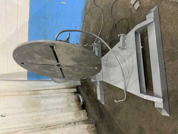 1000 lb. Ransome #SW10A, welding positioner, 36" table diameter, 360&deg; manual tilt table, 1/2 HP, 1977 - Image 10