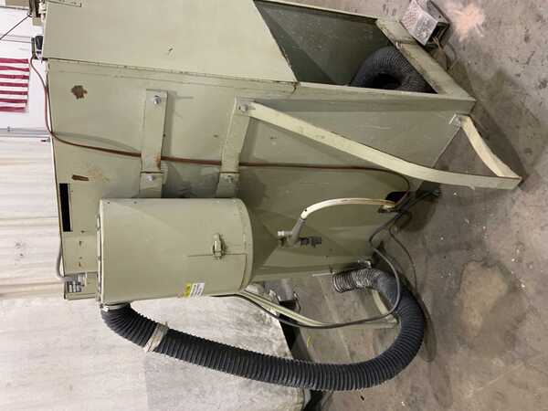 Clemco #CAB-INEX-3048R-300-CDC, sandblast cabinet, dual door opening, 2 gloves, 2017 - Image 2