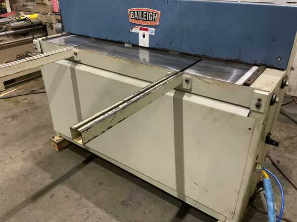 16 gauge x 4.4' Baileigh #SH-5216A, air powered shear, 26" back gauge, 2 front arm supports, 2011 - Image 5