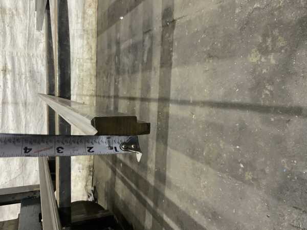128" L, Female press brake die, 1" die width, 1-3/4" die height, 1/2" die opening, 1/2" tang - Image 5