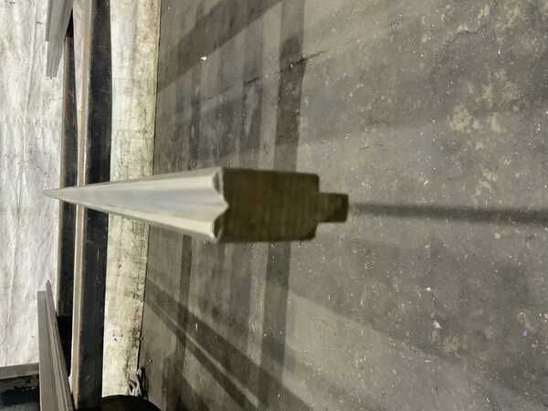 128" L, Female press brake die, 1" die width, 1-3/4" die height, 1/2" die opening, 1/2" tang - Image 8