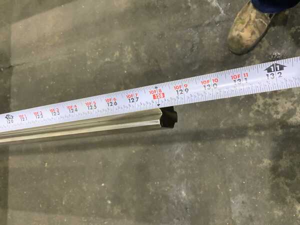 128" L, Female press brake die, 1" die width, 1-3/4" die height, 1/2" die opening, 1/2" tang - Image 9