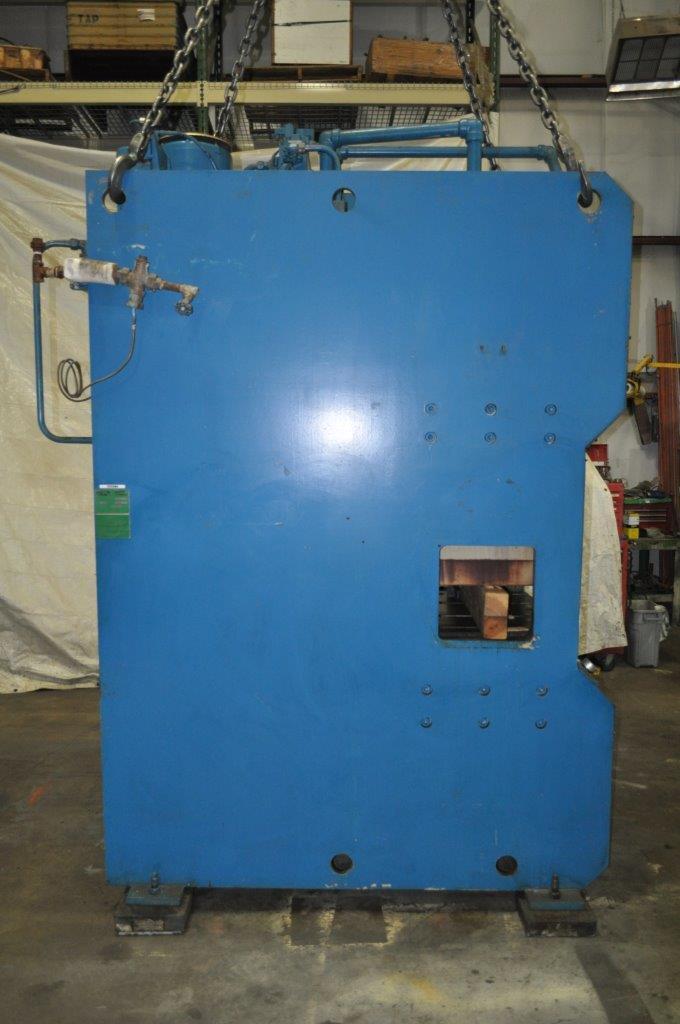 100 Ton, Greenerd #HCT-100, hydraulic press, 10" stroke, 21.7" daylight, 32" x27"bed, 14" windows, 1986 - Image 4