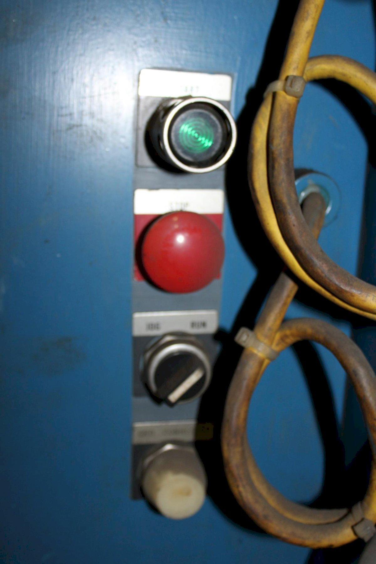 12 Ton, PH #OGM-12, hydraulic press, 10" stroke, 12.5" daylight, 8" throat, 23" x17.5"bed, Allen Bradley - Image 7