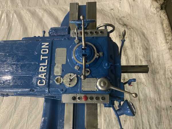 4' -13" Carlton #3A, radial drill, 53" x 42" base area, power arm clamping, power elevation, 5 HP - Image 3