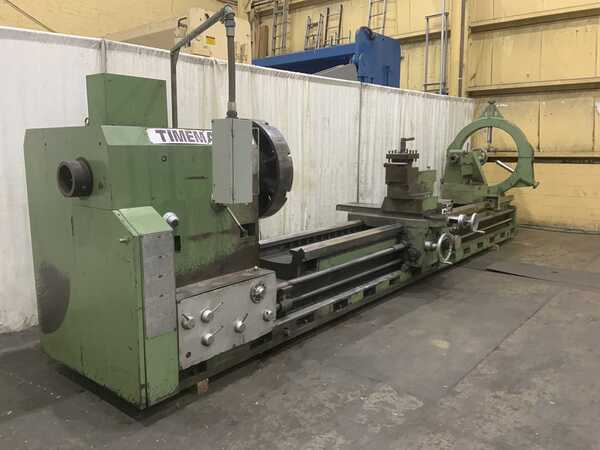51" x 200" Timemaster #TB5139, hollow spindle engine lathe, 3 & 4-jaw chucks, steady rest - Image 3