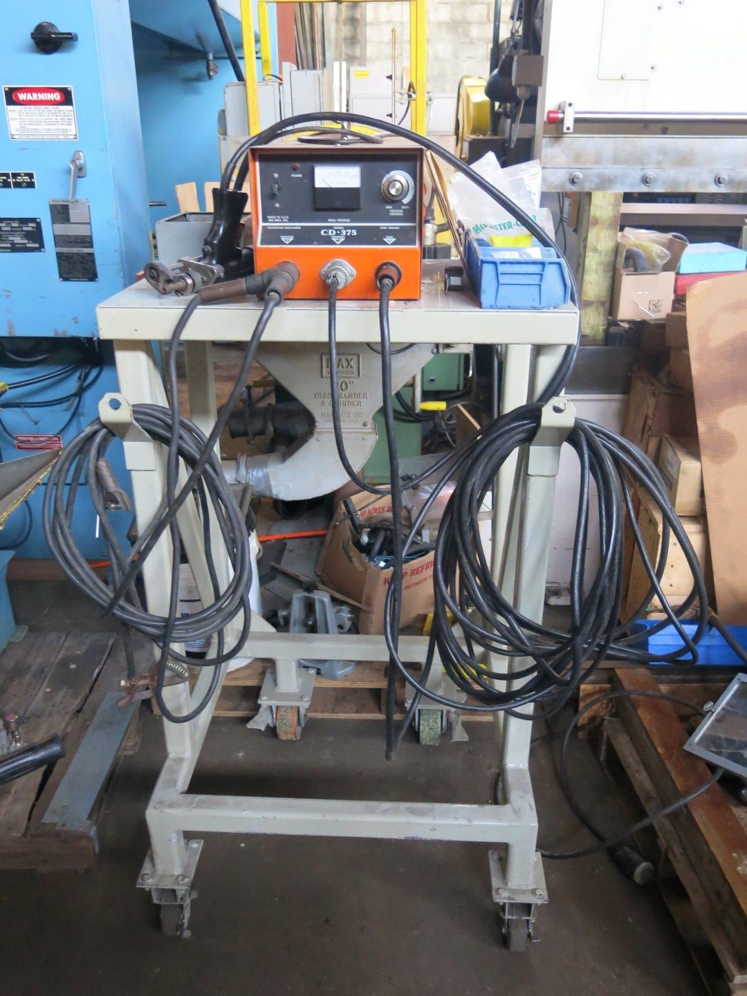 Midwest #CD-375, Stud Welder, w/ parts & cart - Image 1