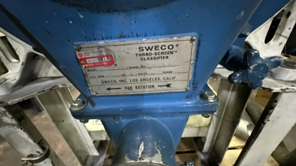 18" Sweco #TS-18, Turbo-screen Classifier, stand - Image 2